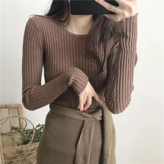 Áo len lông cừu cổ tròn mềm mại 1
