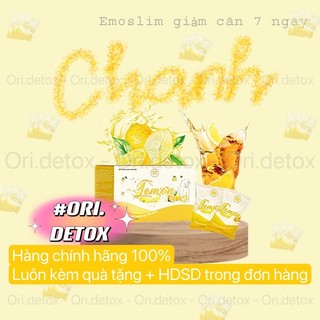 Lemon slim 🍋 bột chanh hoà tan giảm cân cấp tốc 7 ngày - giam can chinh hang