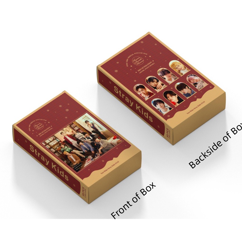 Stray Kids Set 55 Tấm Thẻ Ảnh LOMO 3D Hình Nhóm Nhạc