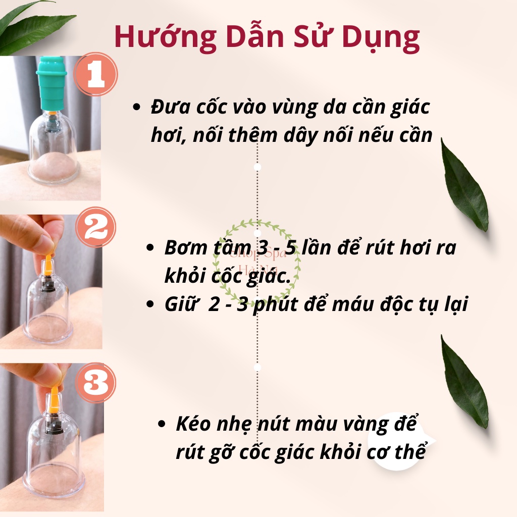 Bộ Giác Hơi Chân Không 24 Cốc Đủ Phụ Kiện | Bộ Giác Hơi Không Lửa 24 Ly | Dụng Cụ Cạo Gió Giác Hơi