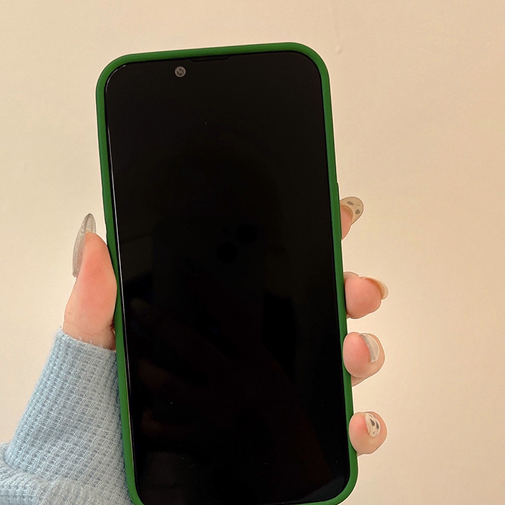 Ốp Điện Thoại TPU Mềm Chống Mồ Hôi Họa Tiết Trái Tim Màu Xanh Bạc Hà Cho IPhone 14 Pro Max 11 13 12 11 Pro Max X XS XR