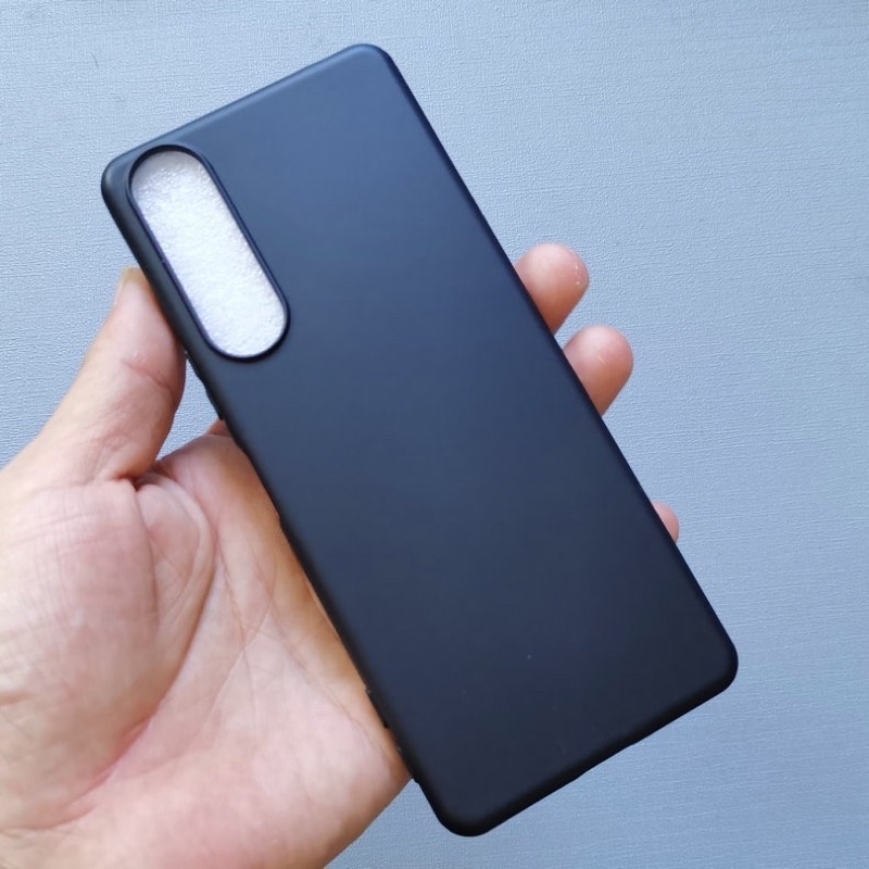 Ốp lưng dẻo màu đen cho Sony Xperia 1 iii, 5iii Xperia 1 IV, Xperia 5 Iv, Xperia 10 IV Mark 4 chống bám bẩn siêu bền đẹp