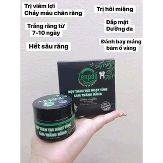 Than tre hoạt tính trắng răng