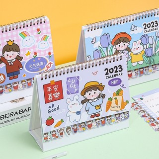 Lịch để bàn đánh dấu trang cơ to 2023