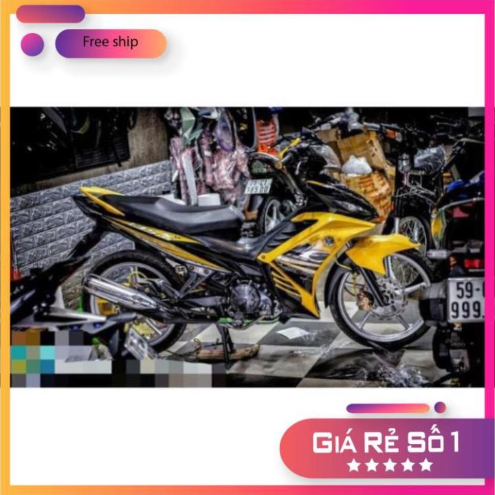 FREE SHIP + QUÀ TẶNG Tem rời Exciter 135 VÀNG ĐEN