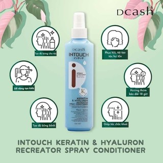 Xịt Dưỡng tóc Dcash Intouch 220ml_Thái Lan