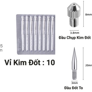 Kim đốt , ốc luồn kim cho máy đốt mụn đốt nám