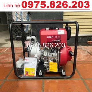Máy bơm nước chạy dầu 6.6kw koop kdp50hb chính hãng