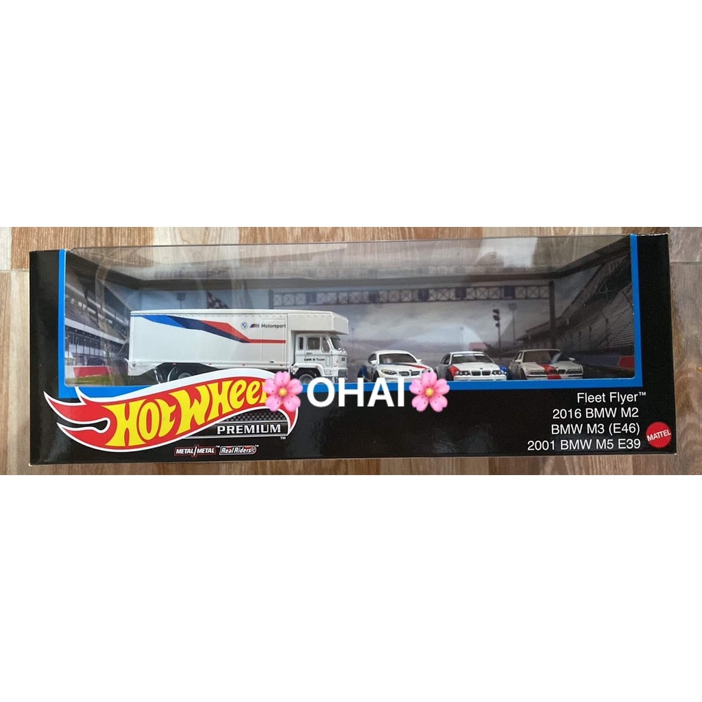 Mô Hình Xe Hot Wheels HCR52 Premium Collector Set BMW Motorsports Chính Hãng