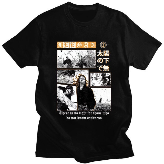 áo Thun Cotton Nguyên Chất In Hình Vagabond Miyamoto Musashi Sasaki Kojiro Manga Hip Hop Quà Tặng Sinh Nhật Cho Nam !
