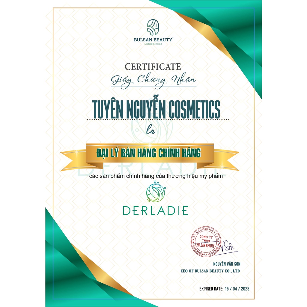 Sữa Rửa Mặt Tràm Trà Sạch Sâu, Kiềm Dầu Derladie Herbal Extract Care Deep Cleansing Foam 150ml