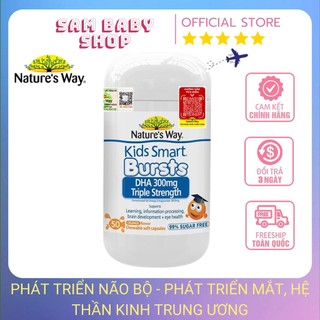 Nature’s Way Kids Smart DHA 300mg - Kẹo Nhai Bổ Sung DHA Cho Trẻ Từ 1 Tuổi - Lọ 50 Viên