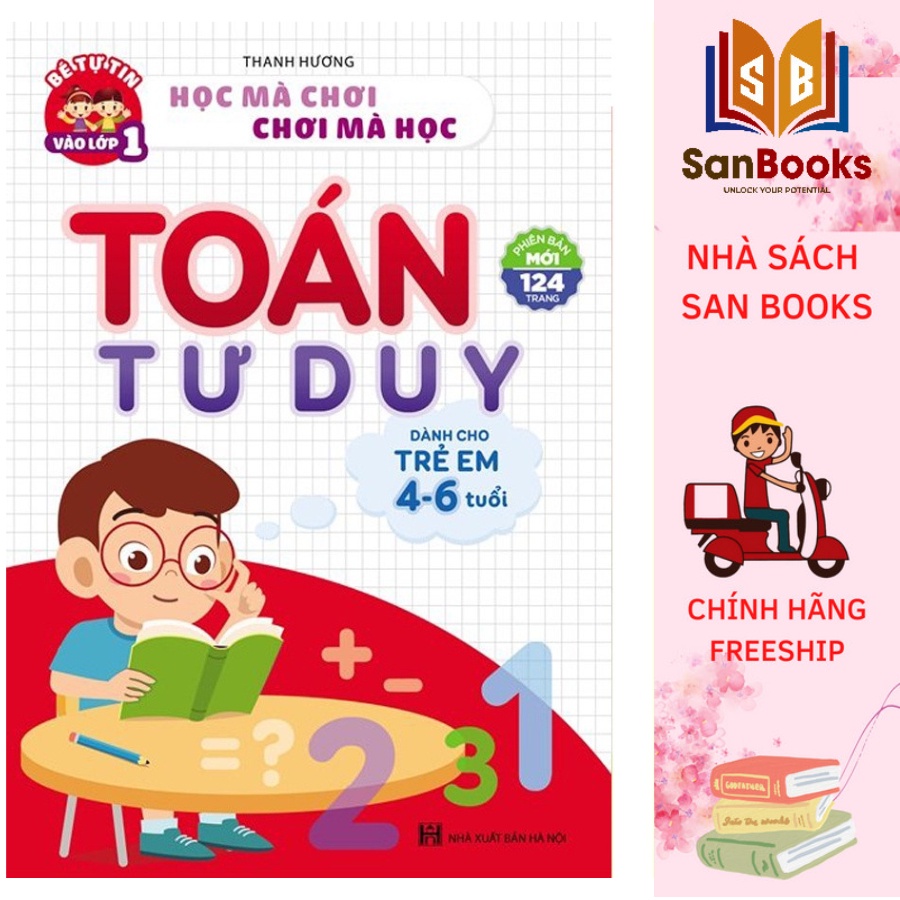 Sách - Toán Tư Duy - Dành Cho Trẻ Em Từ 4 - 6 Tuổi (1 quyển)