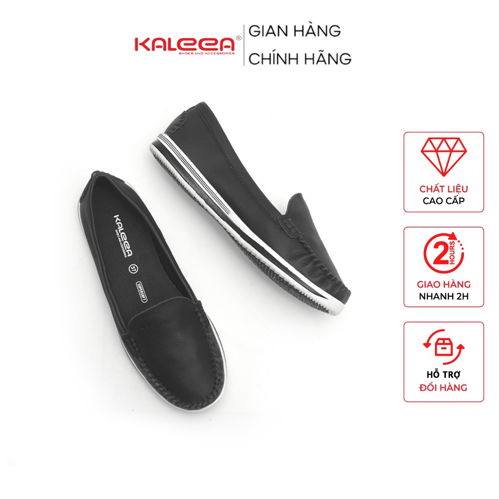 Giày Bệt Nữ KALEEA K499 Giày Moca Nữ Đế Bằng Hàng VNXK