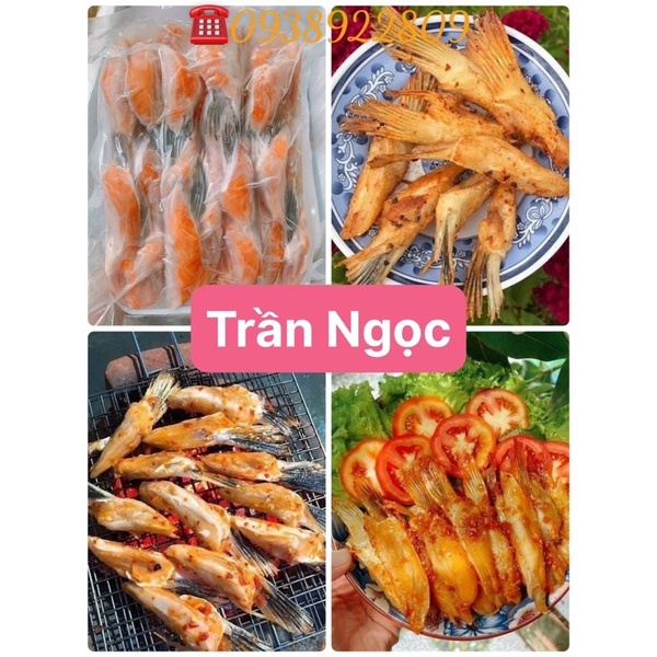 Vây cá hồi 1kg 2 khay (giao hoả tốc HCM)