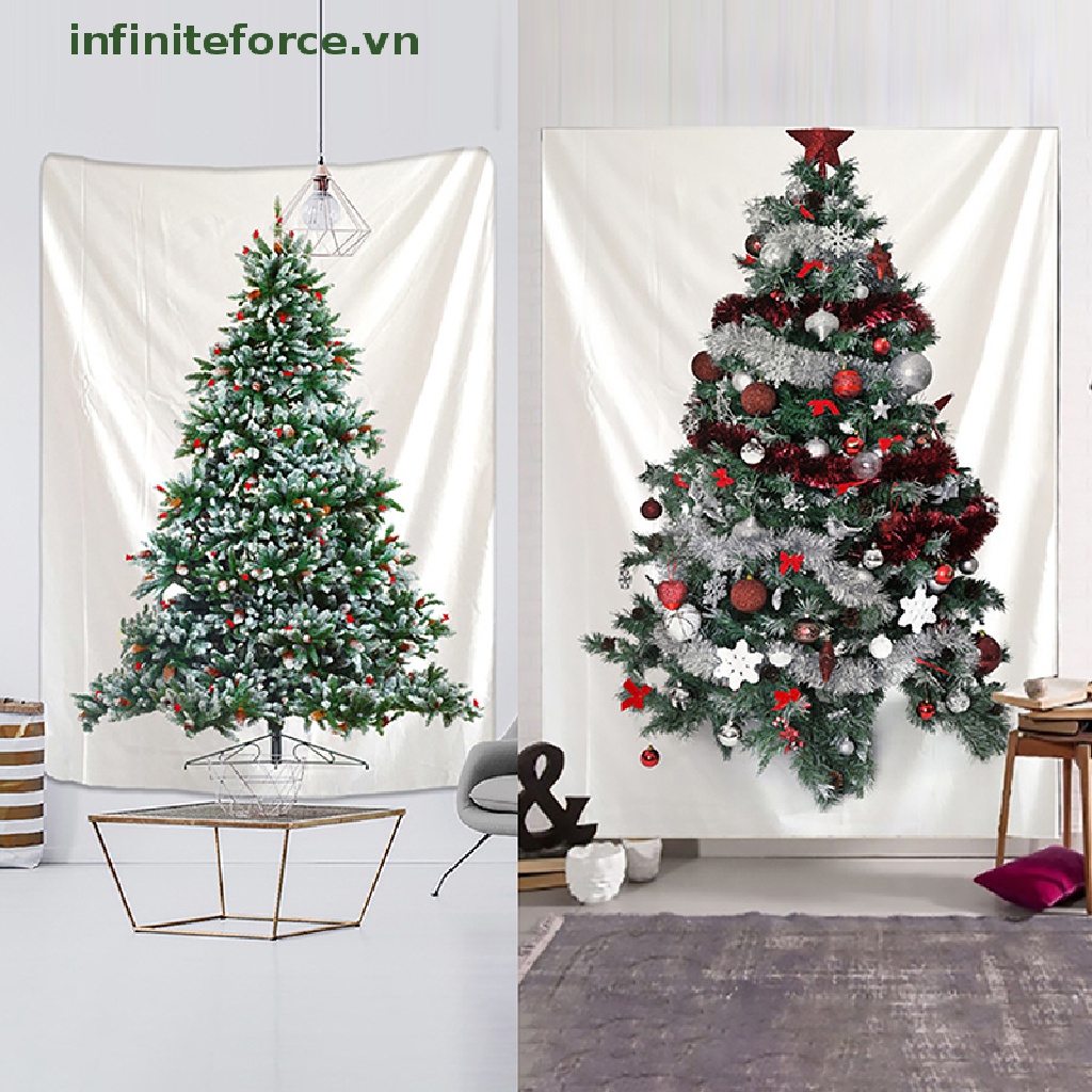 Thảm Treo Tường Trang Trí Chủ Đề Giáng Sinh 100 * 75CM