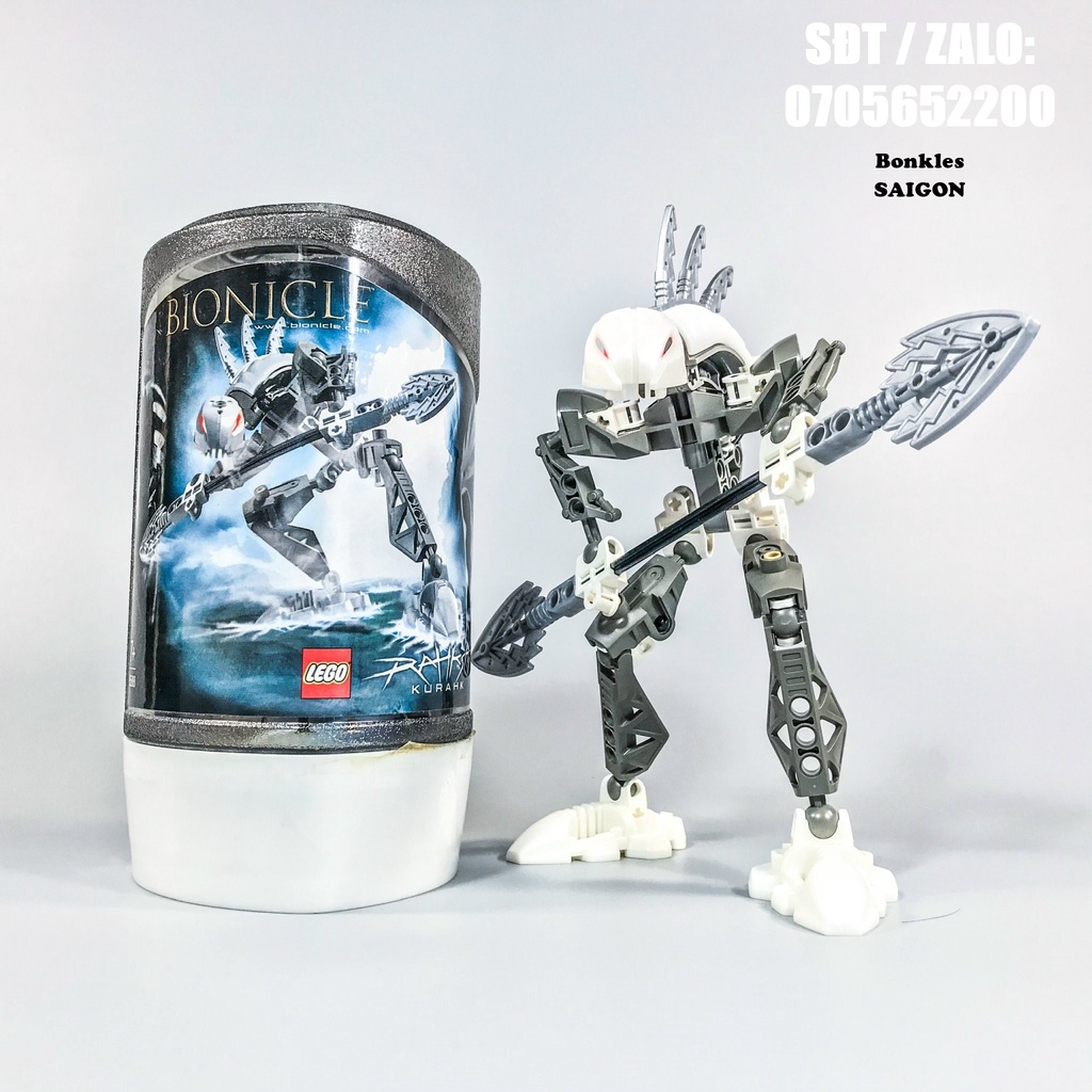 Đồ Chơi Mô Hình Vintage lắp ráp LEGO Bionicle Rahkshi 8588 Kurahk Chính Hãng Đan Mạch (2003)