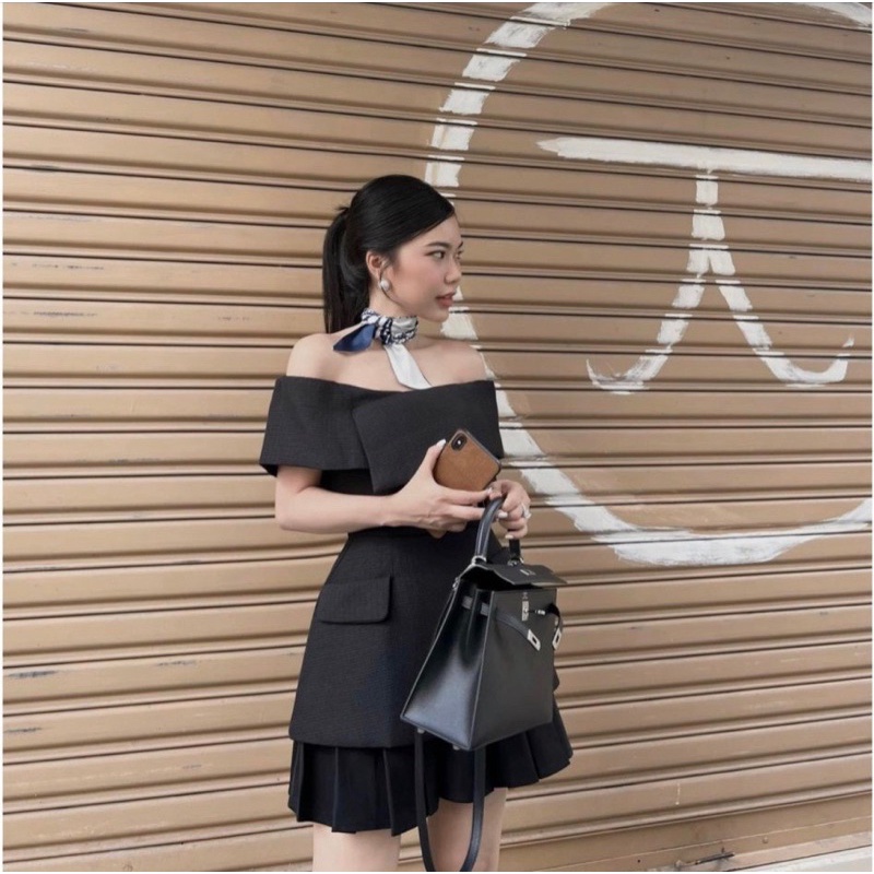 Áo kiểu trễ vai peplum sang trọng cho nữ có sẵn L,Xl,XXL | BigBuy360 - bigbuy360.vn