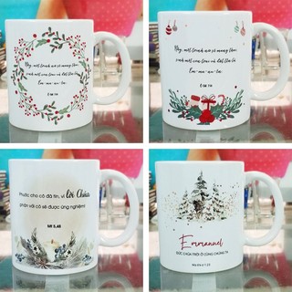 Ly sứ, cốc sứ quà tặng Giáng Sinh-Noel, chủ đề "lời Chúa"