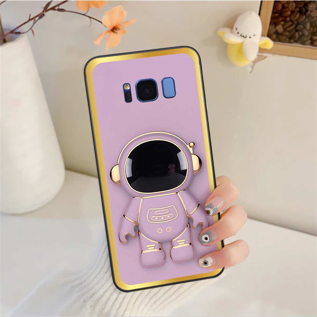 Ốp lưng Samsung S8 / S8 Plus / S8+ in hình hiệu ứng 3D phi hành gia robot đáng yêu, ốp rẻ đẹp