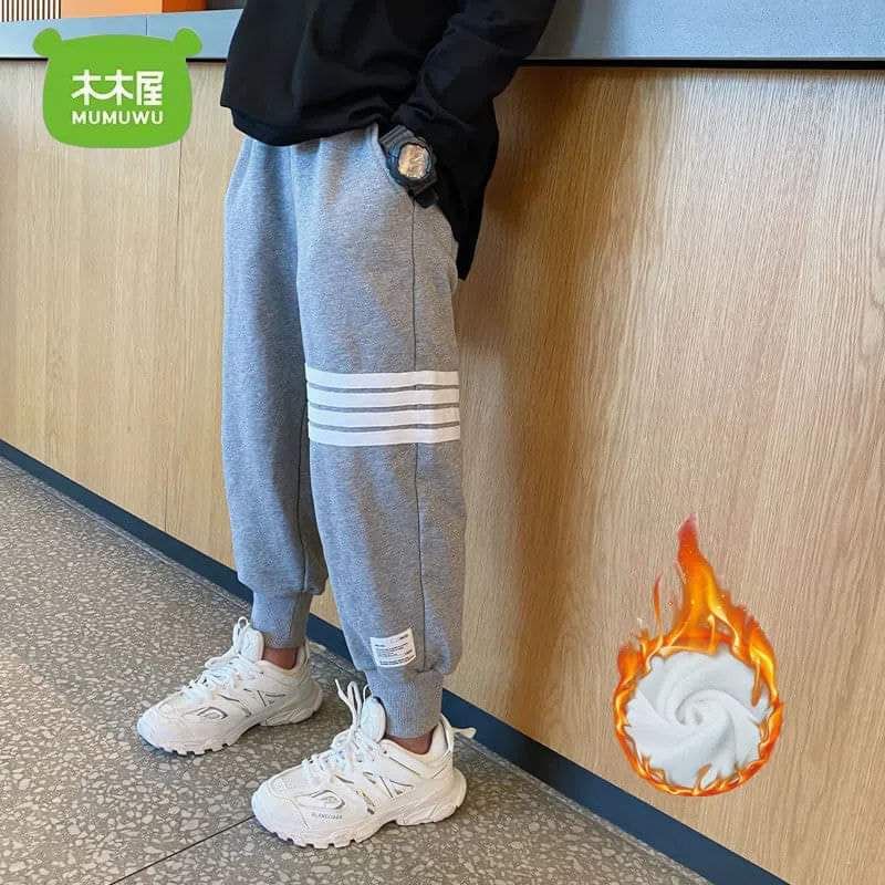 Quần nỉ lót nỉ siêu dày siêu ấm  bé trai