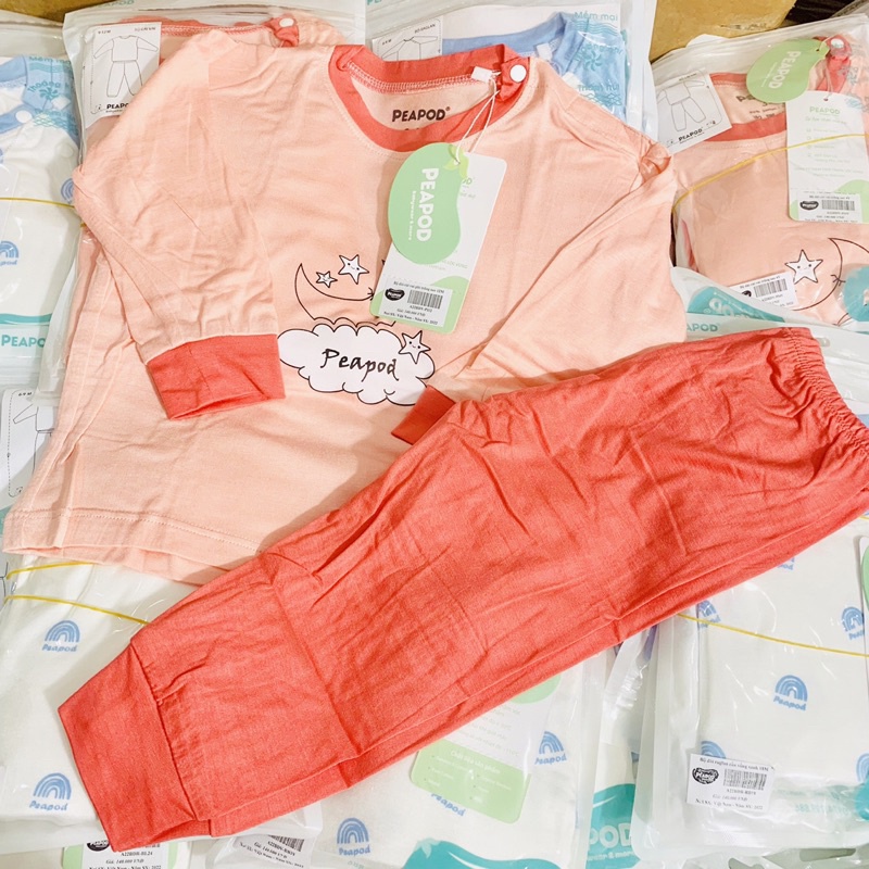 [ Peapod ] bộ dài tay cotton