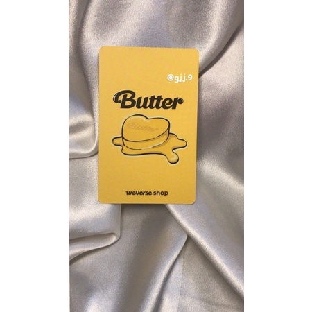 Card Jungkook BTS- pob Butter chính hãng