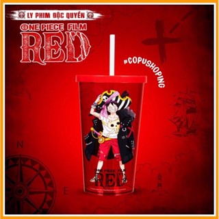 Ly uống nước One Piece Red
