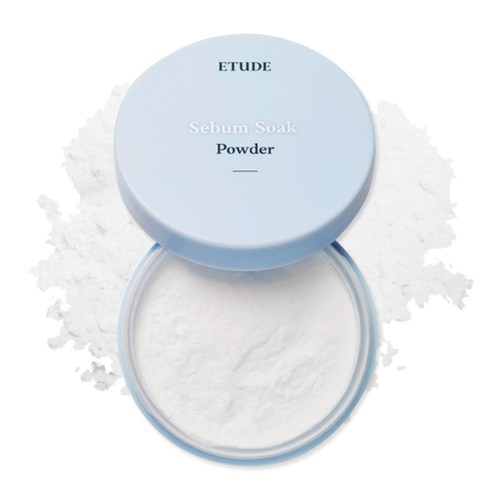 Phấn phủ dạng bột không màu kiềm dầu Etude Sebum Soak Powder 5g