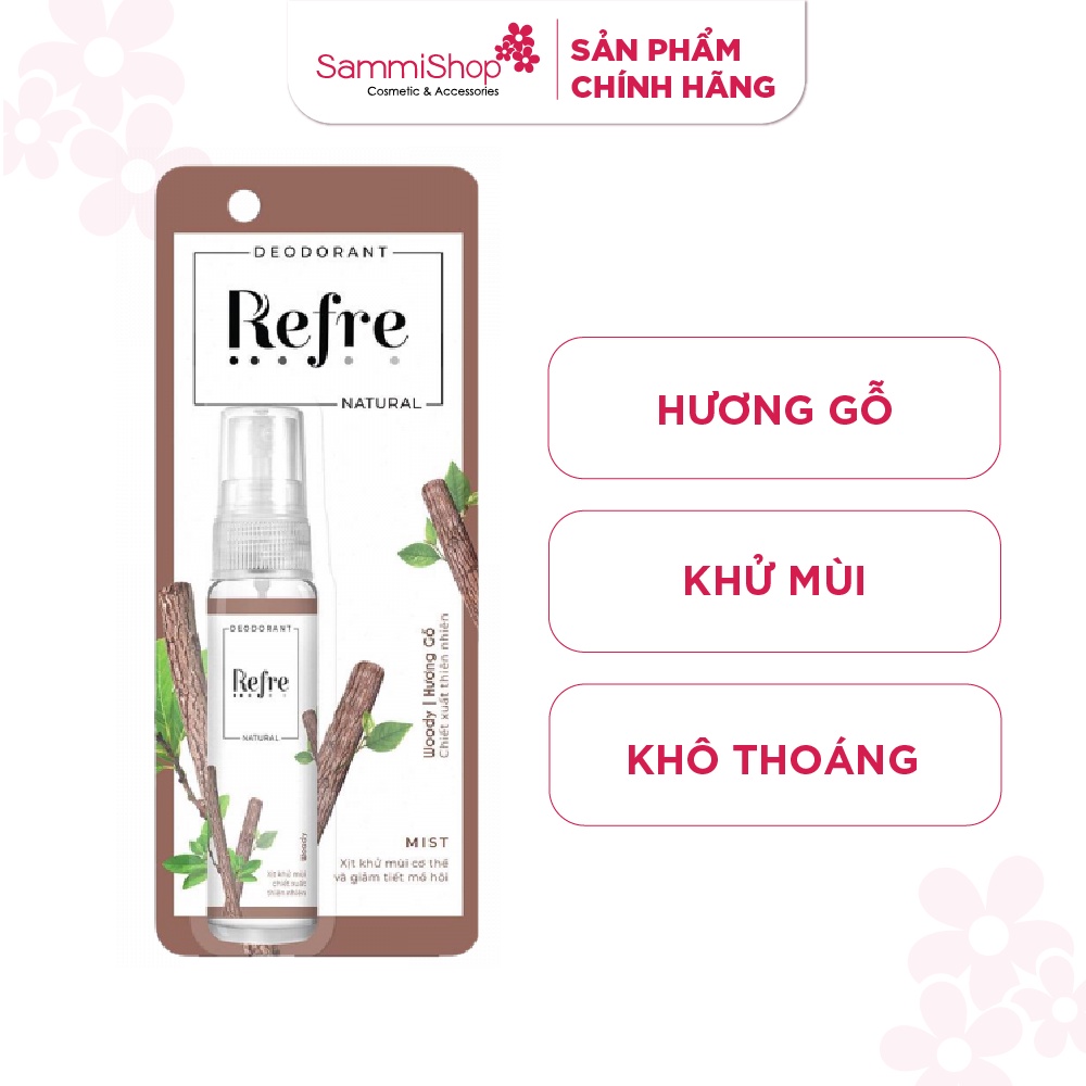 Xịt khử mùi Refre 30ml