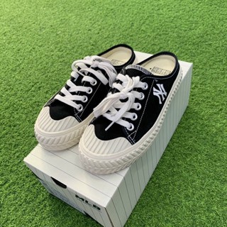 Giày mlb Sục Thể Thao Nữ Thêu chữ NY , Sục bata đạp gót đế bánh mì 3cm bản cao cất đẹp nhất thị trường