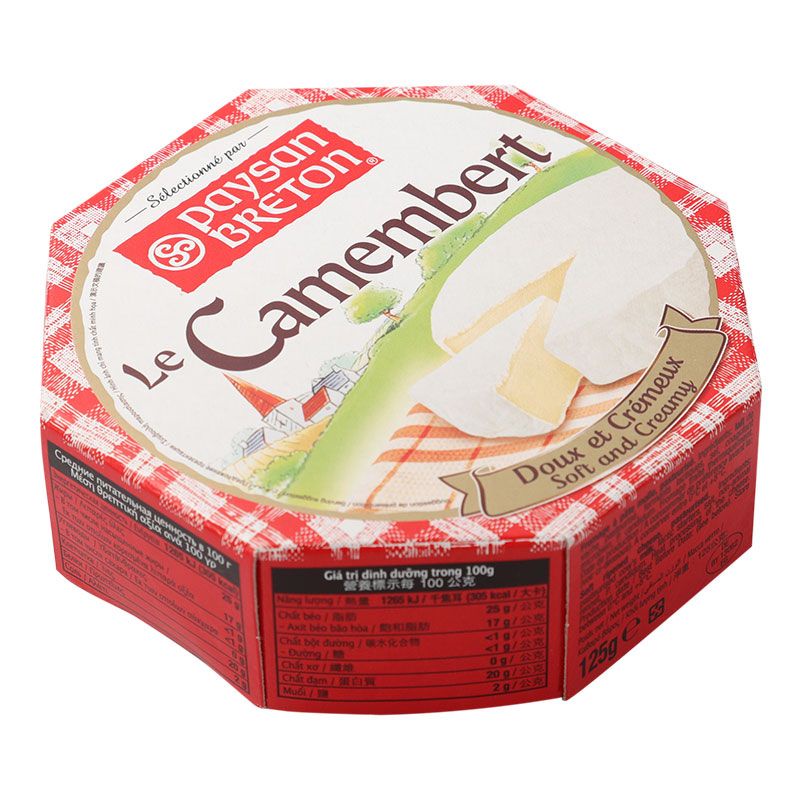 Phô Mai Brie/Camembert Paysan Breton Hộp 125G - Nhập Khẩu Pháp Chính ...