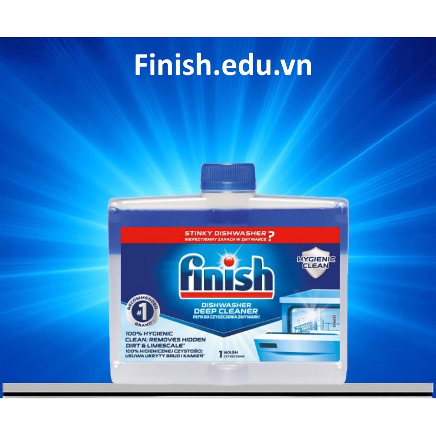 Combo Xà phòng rửa rửa bát finish gel 650ml + Nước làm Bóng Finish 400ml chuyên dùng cho máy HANOIMART Finish.edu.vn