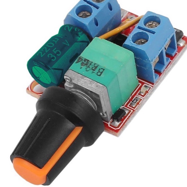 Mạch Điều Tốc 3A 5A🍀 Mạch Điều Khiển Động Cơ Đèn 3v-35v 5a Pwm Dc3V 6v 12v 24v 35v