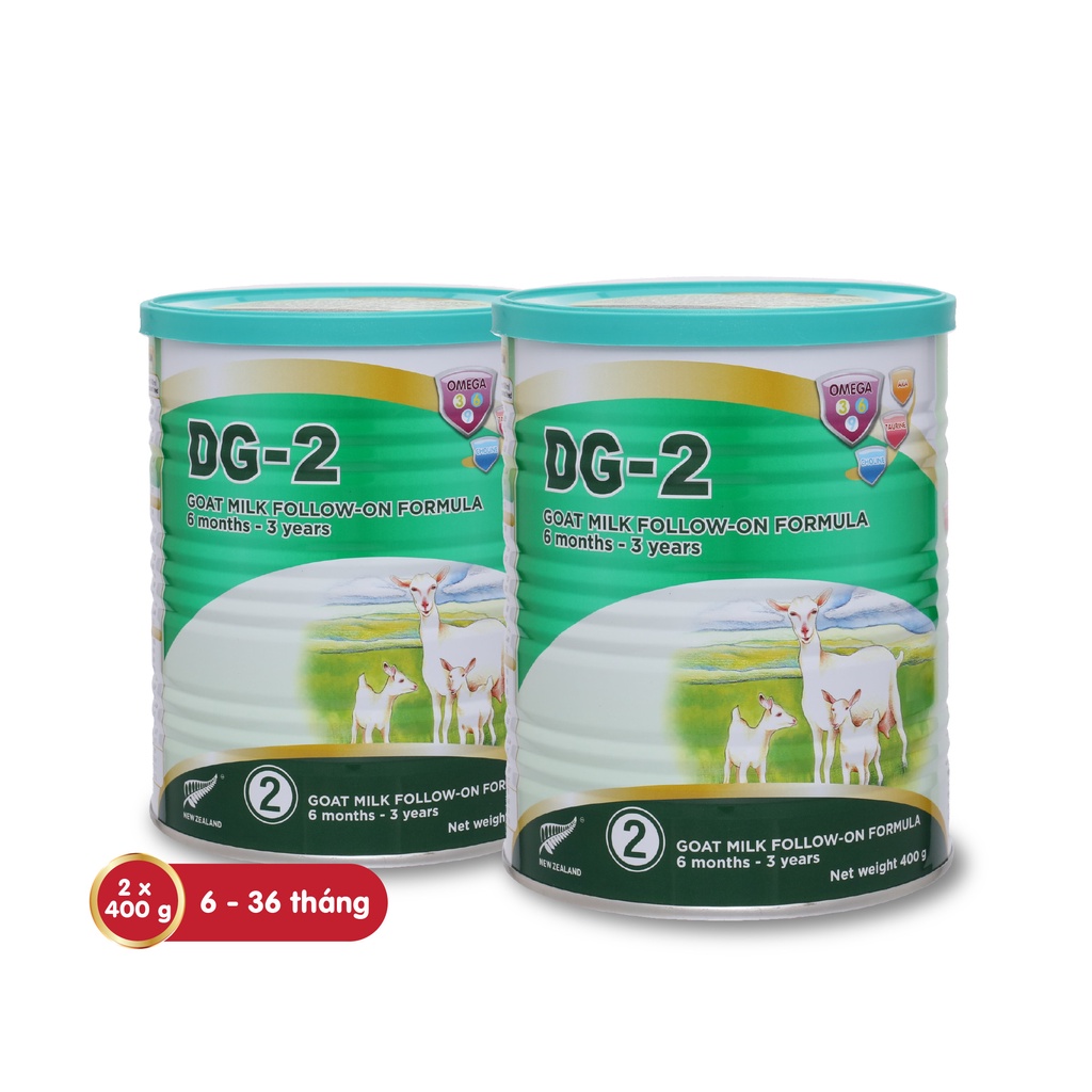 Combo 2 lon Sữa Dê DG2 400gr