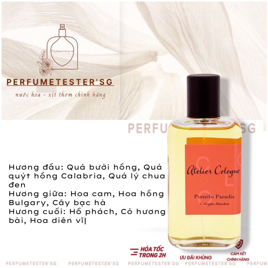Nước hoa unisex Atelier Pomelo Paradis -𝒑𝒆𝒓𝒇𝒖𝒎𝒆𝒕𝒆𝒔𝒕𝒆𝒓