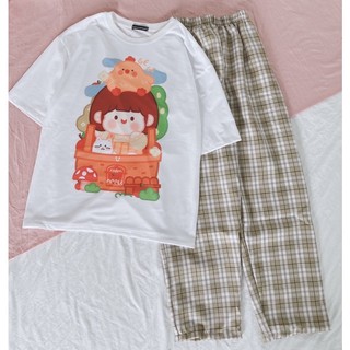 Set bộ cô bé và chú gà con