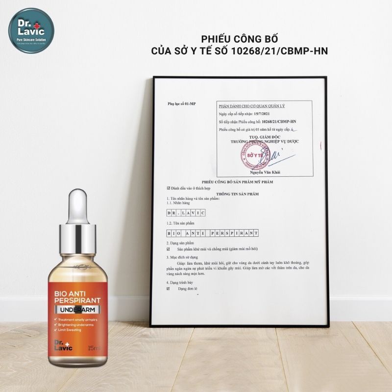 Serum Hôi Nách Khử Mùi Hôi 6ml DR.LAVIC