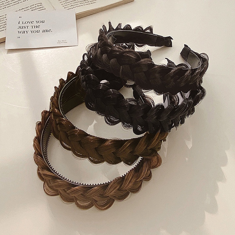 Băng Đô Bện Dây Kiểu Xương Cá Chống Trượt