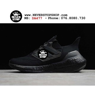 Giày thể thao ULTRA BOOST 21 7.0 Đen cổ thấp sử dụng boost nén, siêu êm và nhẹ, giày chuyên chạy bộ | NeverStopShop.com