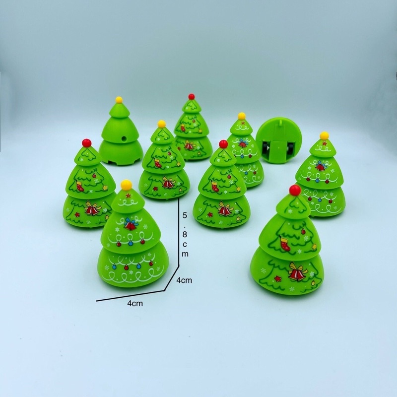Đồ chơi trẻ em hình ông già noel, người tuyết, cây thông vặn dây cót chạy đà quà tặng Giáng sinh cho bé