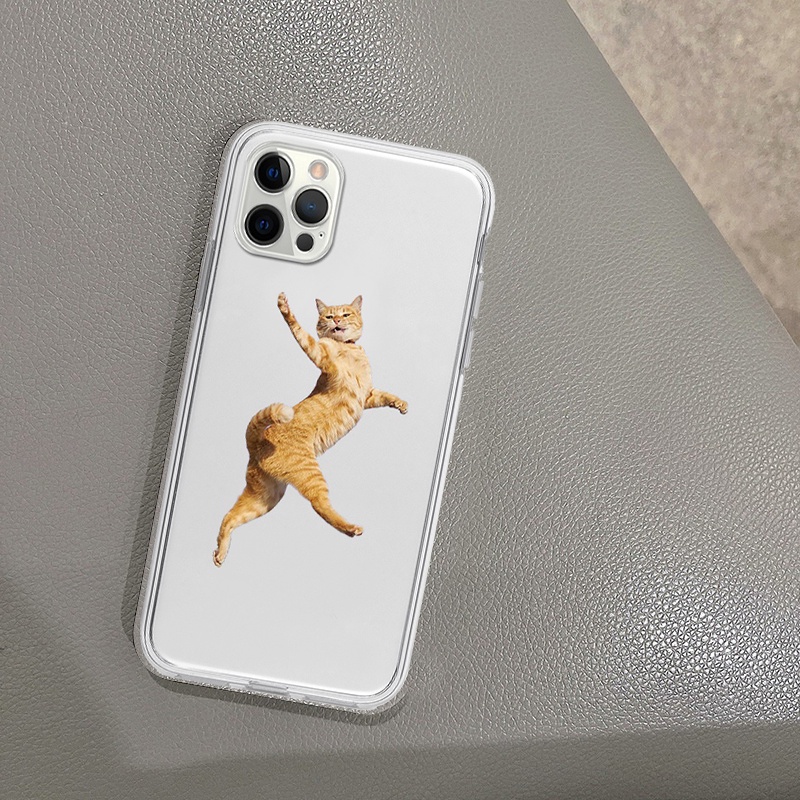 Ốp bảo vệ cam iphone mèo uốn éo ốp vuông bảo vệ cam 6/6splus/7/7plus/8/8plus/x/xr/xs/11/12/13/14/pro/max/plus/promax