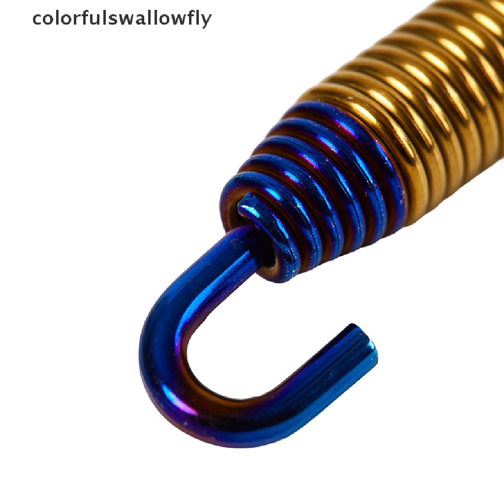 1 Móc Lò Xo Inox Nhiều Màu Gắn Ống Pô Xe Máy