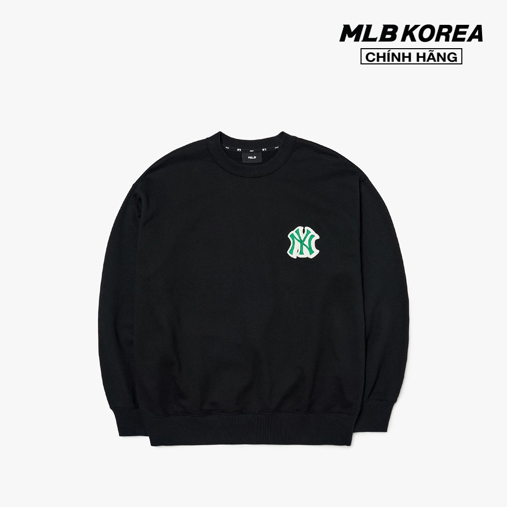 MLB - Áo sweatshirt tay dài phom suông Basic Mega Logo Overfit 3AMTB0224-50BKS