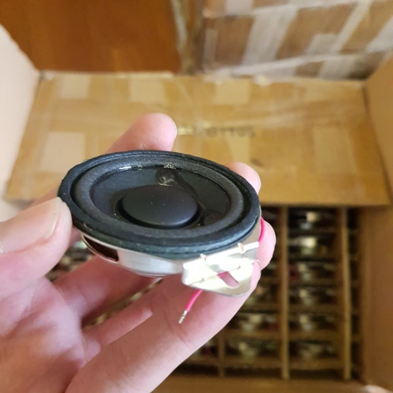 Cặp loa mini 1W 4R 50MM có tai làm máy nghe nhạc mini DIY Loa 1W4R màng rung - ShopThongMinh5.0