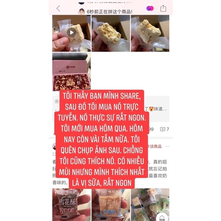 Kẹo Nougat/ Kẹo Hạnh Phúc