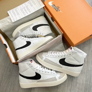 Giày Blazer Mid 77 white black cao cấp full box
