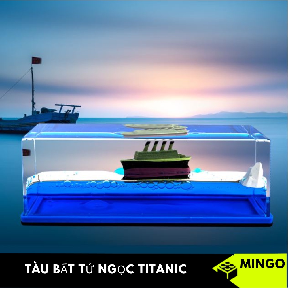 Mô Hình Tàu Titanic bất tử Thuyền Buồm Phong Thủy Trang Trí Để Bàn Học Làm Việc Phòng Tiểu Cảnh Máy Tính Xe Ô Tô