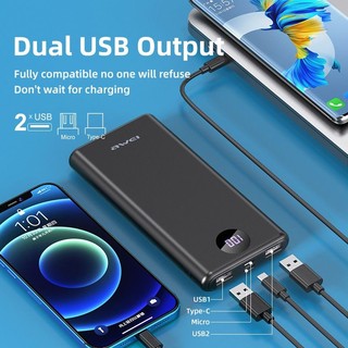 Sạc dự phòng chính hãng Topk có sạc nhanh Quick Charge 3.0 và Power Delivery