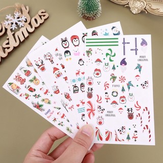 Sticker Dán Móng Họa Tiết Chim Cánh Cụt 3D
